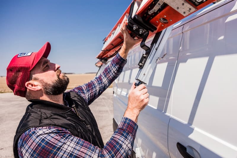 Commercial Ladder Racks for Your Ford Transit Connect Commercial Upfits